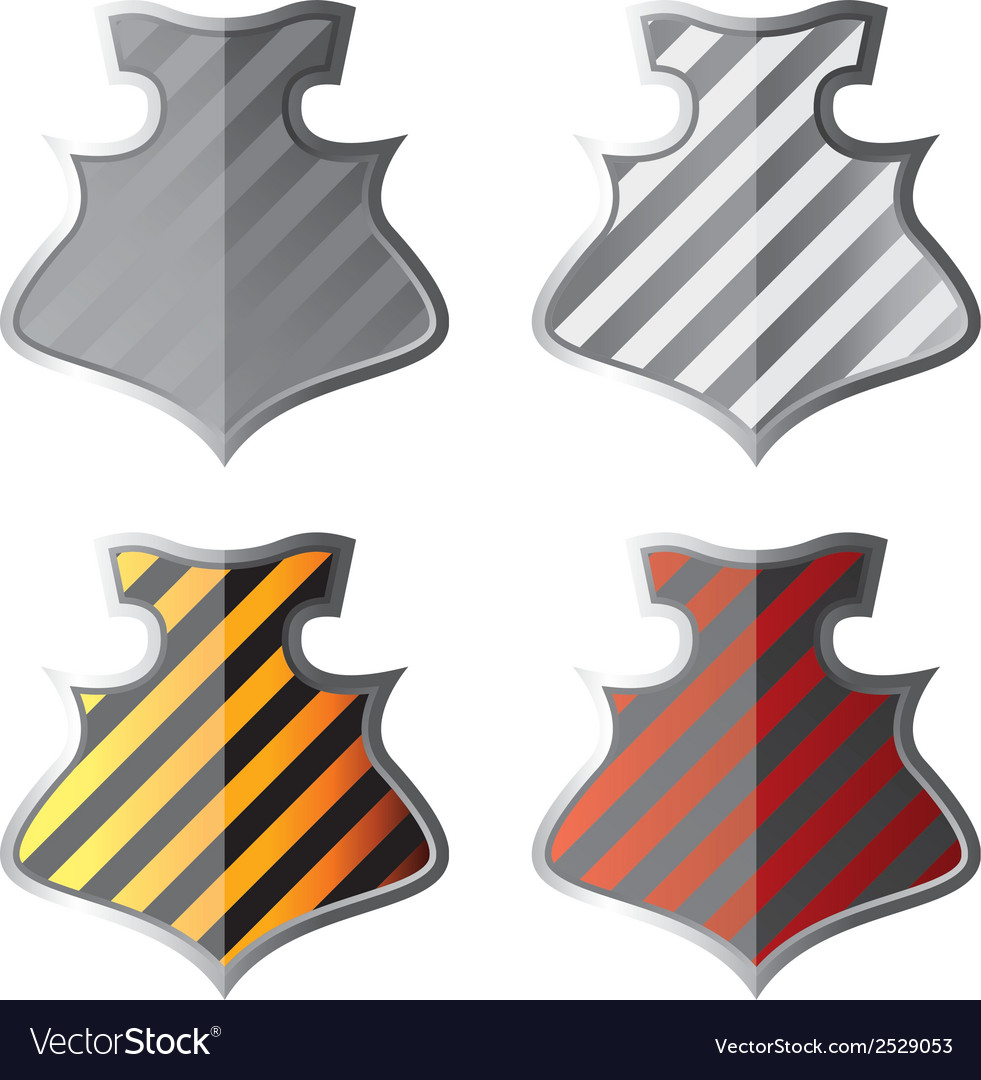 Set of shields