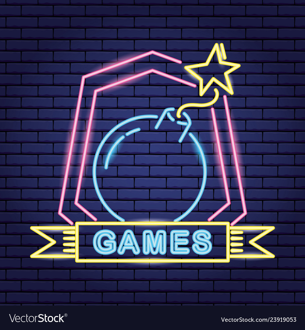 Video game neon