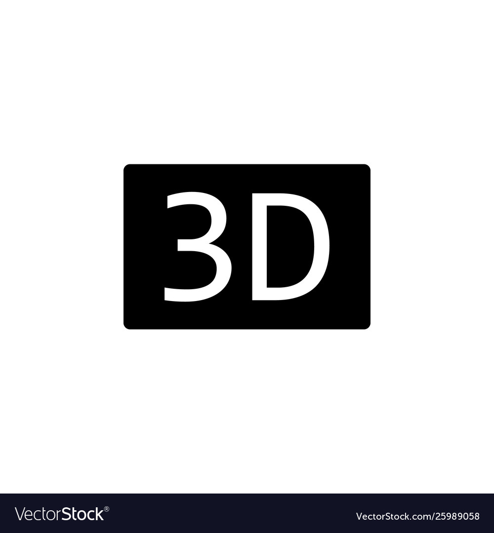 3d print icon - cube printing symbol vector image 3d print icon - cube printing symbol