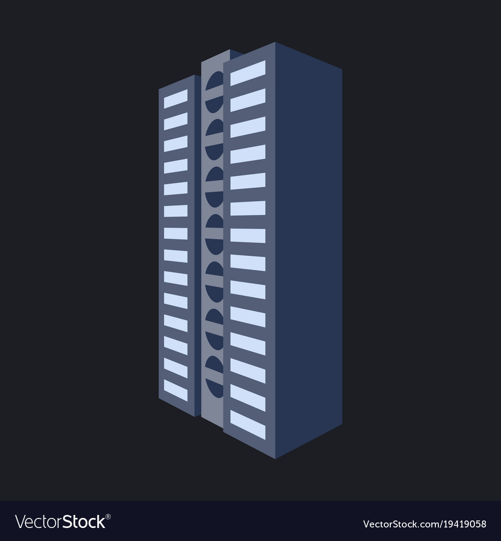 A modern multi-storey building with complex