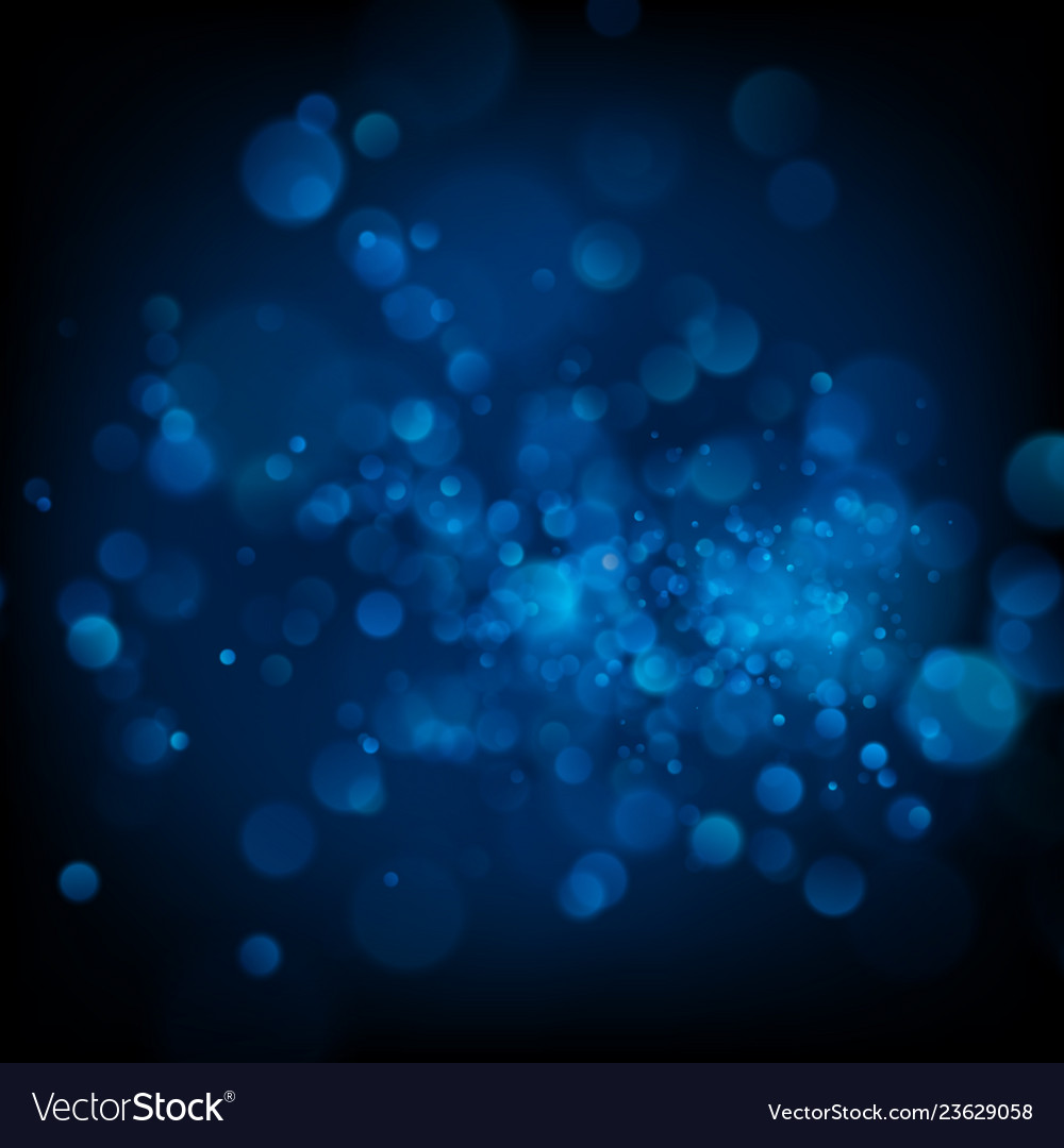 Blue bokeh abstract background eps 10 vector image Blue bokeh abstract background eps 10