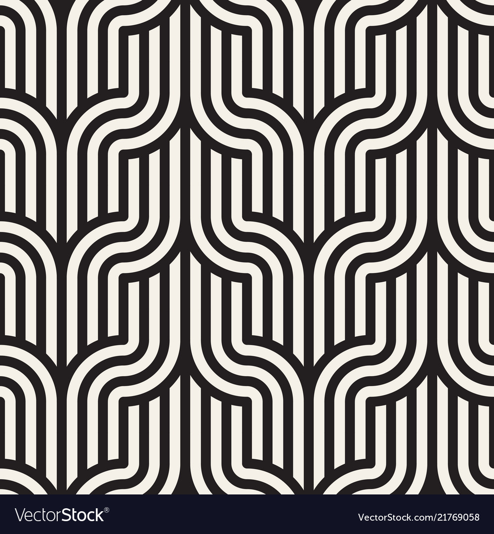 Modern Geometric Stripe Pattern