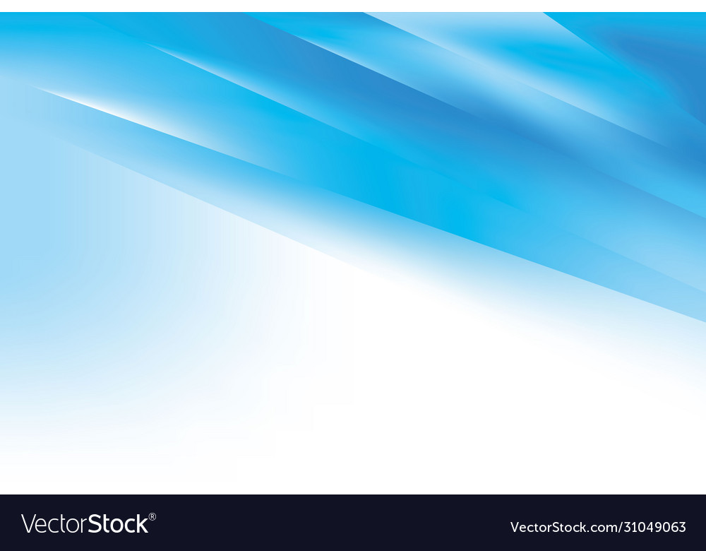 Abstract blurry smooth blue white background vector image Abstract blurry smooth blue white background