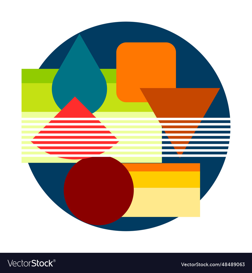 Abstract geometric background image vector image Abstract geometric background image