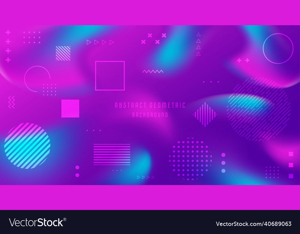 Abstract gradient futuristic shape pattern