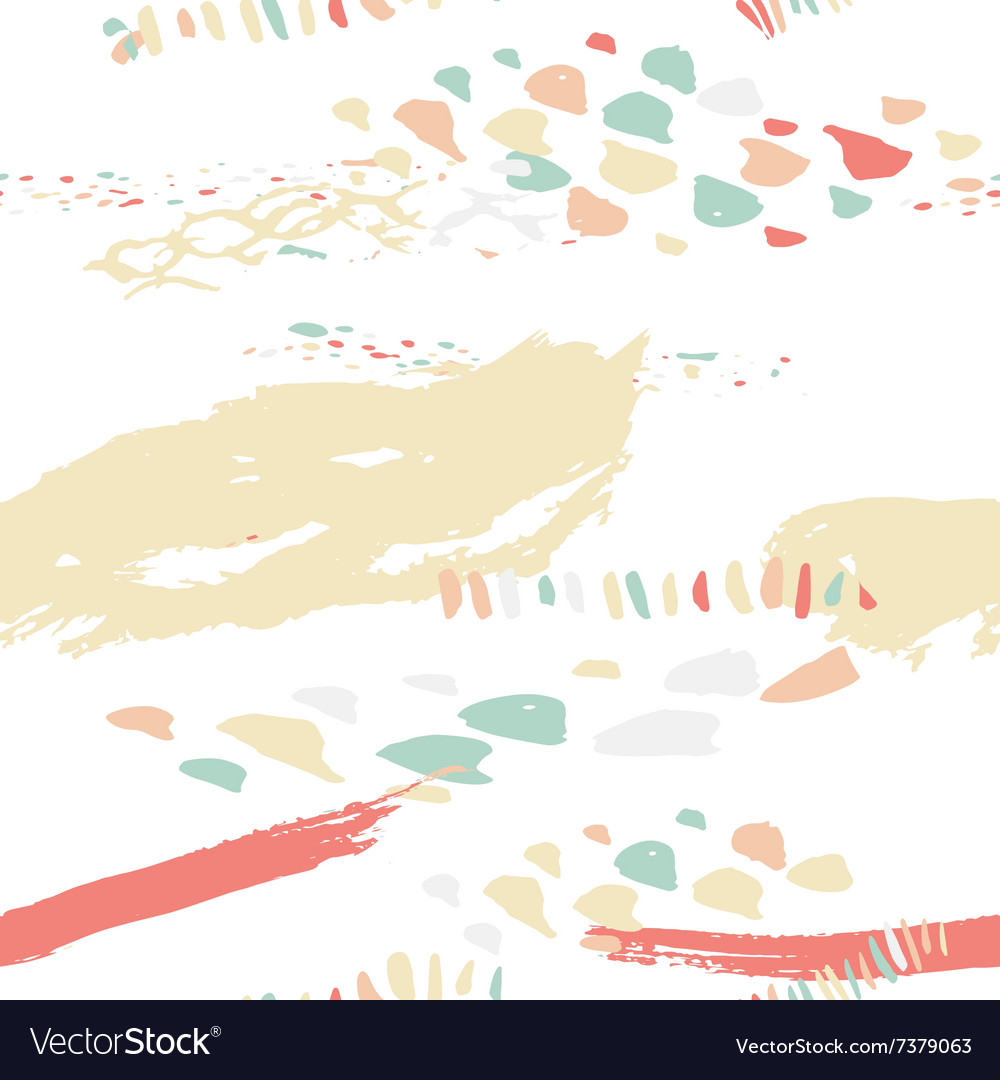Boho seamless pattern with bold lines