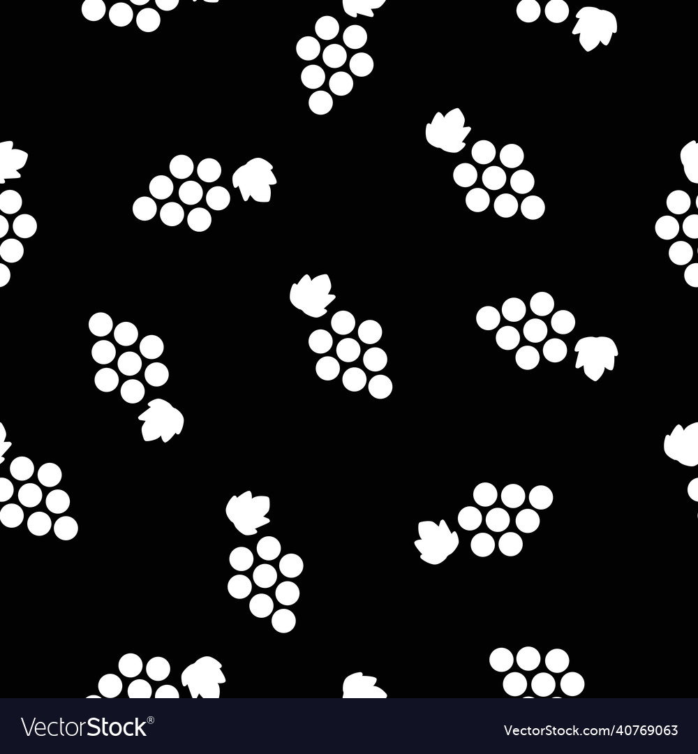 Grapes pattern Vector Image Grapes pattern