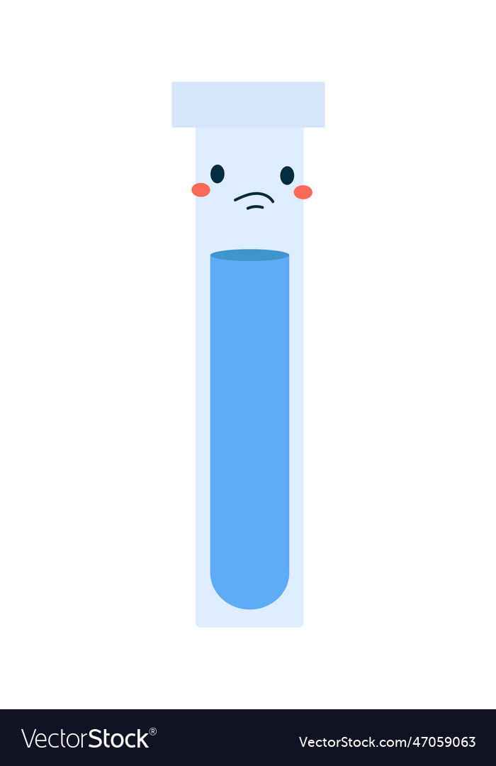 Laboratory flask character