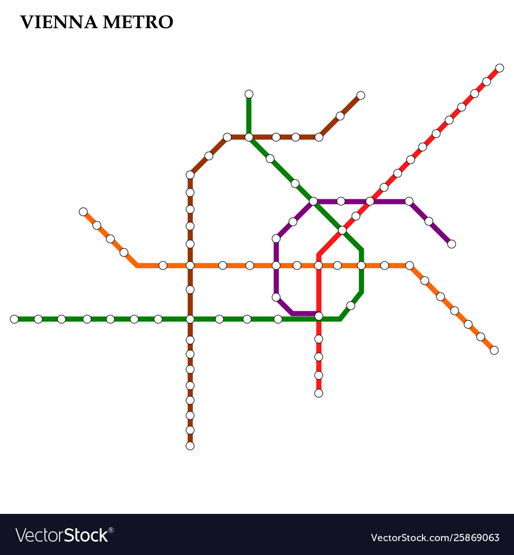 Map metro subway Royalty Free Vector Image - VectorStock