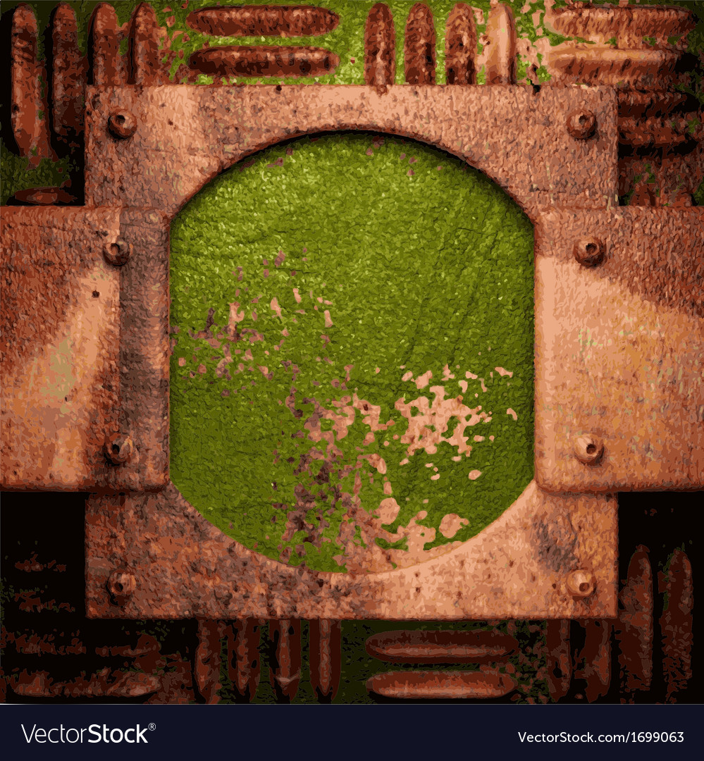 Old metal background Royalty Free Vector Image