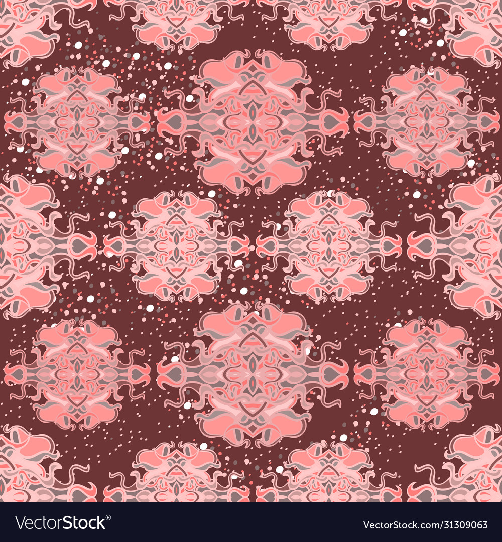 Seamless pattern with colorful abstract shape vector image Seamless pattern with colorful abstract shape
