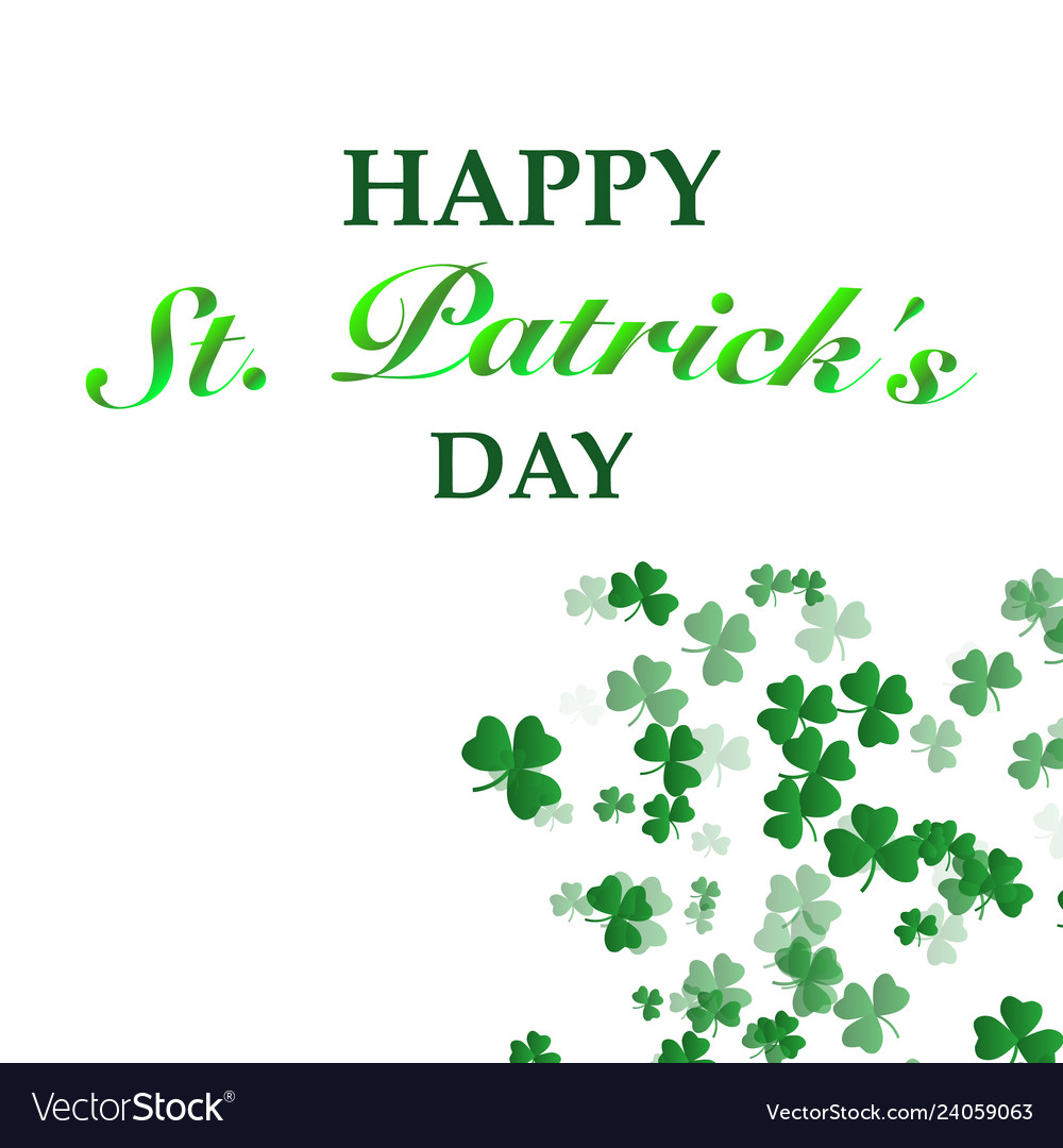 St patricks day background