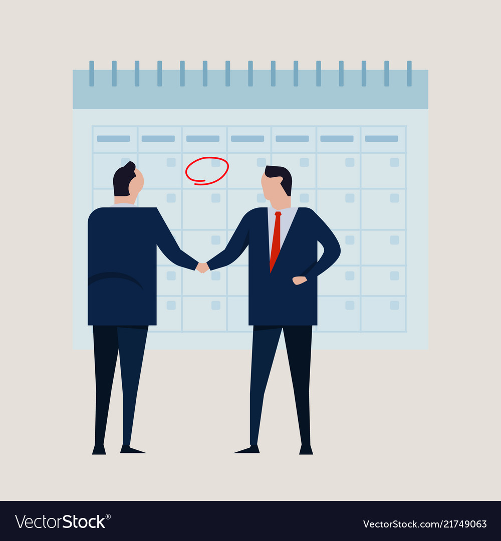 Time calendar comitment target project business