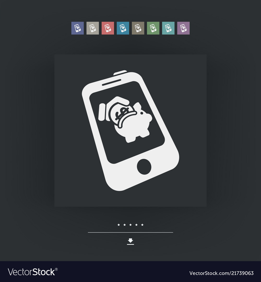 Web coin vector image Web coin