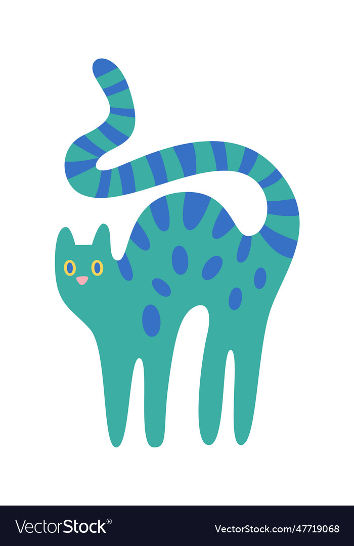 Hand drawn cat Royalty Free Vector Image - VectorStock