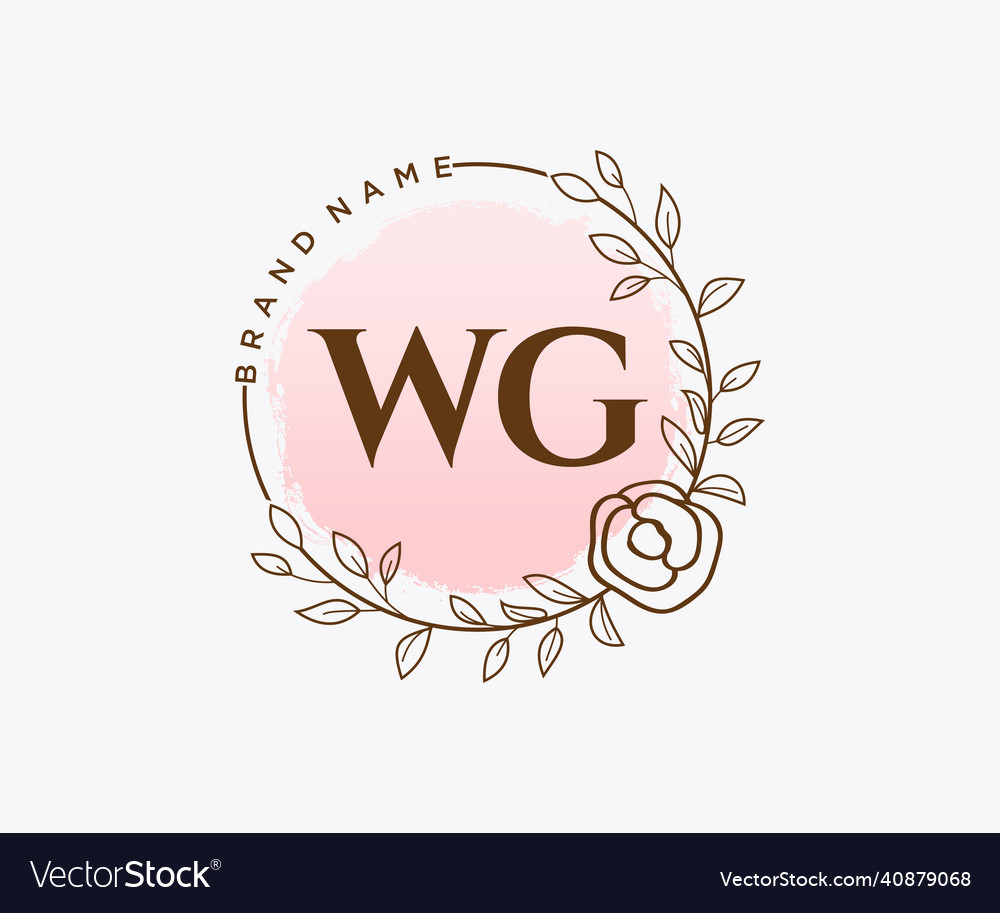 Original wg feminine logo nutzbar für natursalon