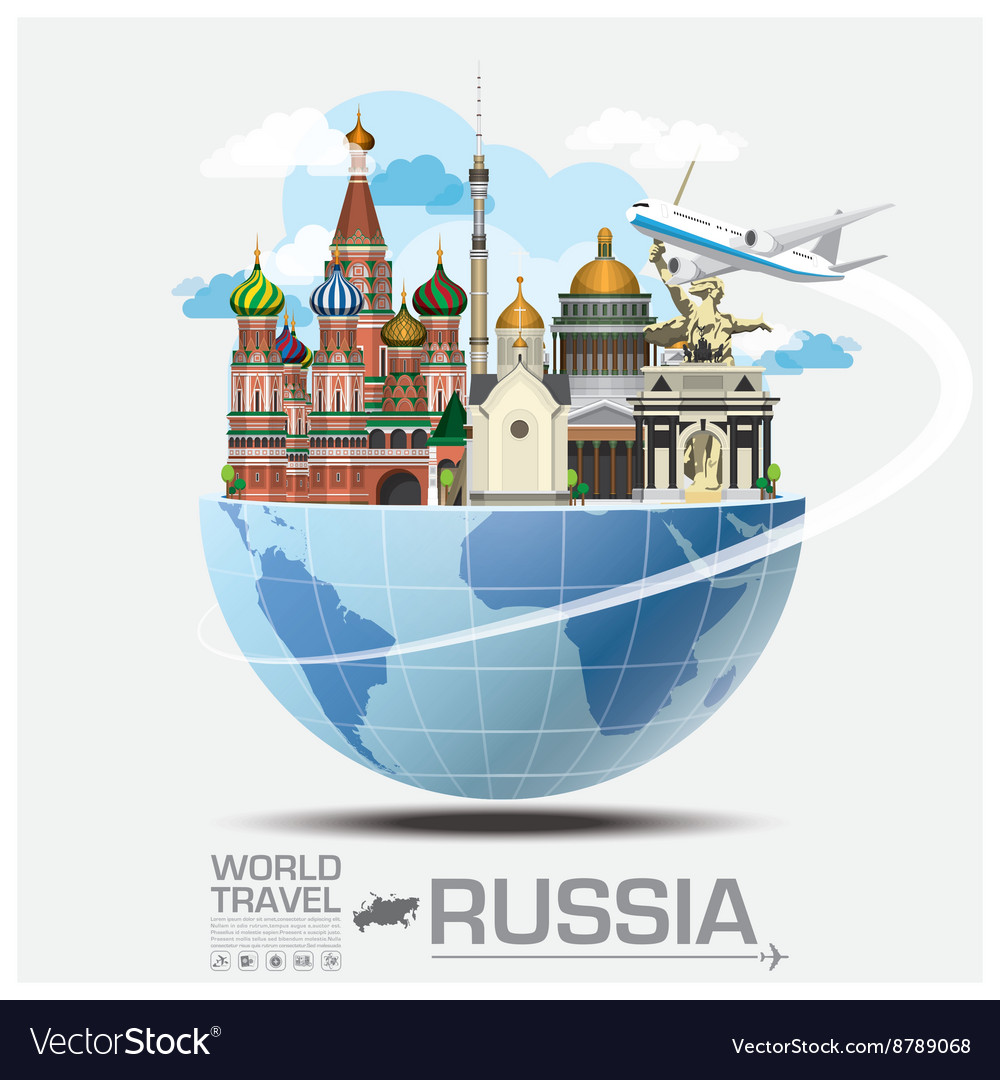 Russland Meilenstein globale Reise und Reise