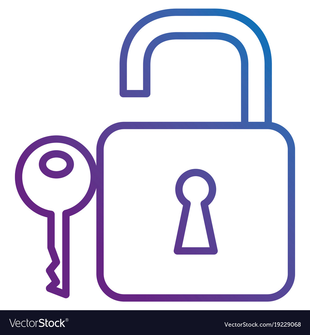 Safe secure padlock with key