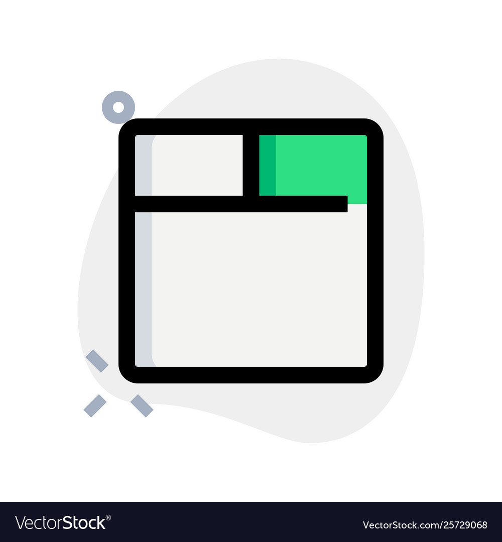Top split section with bottom content grid