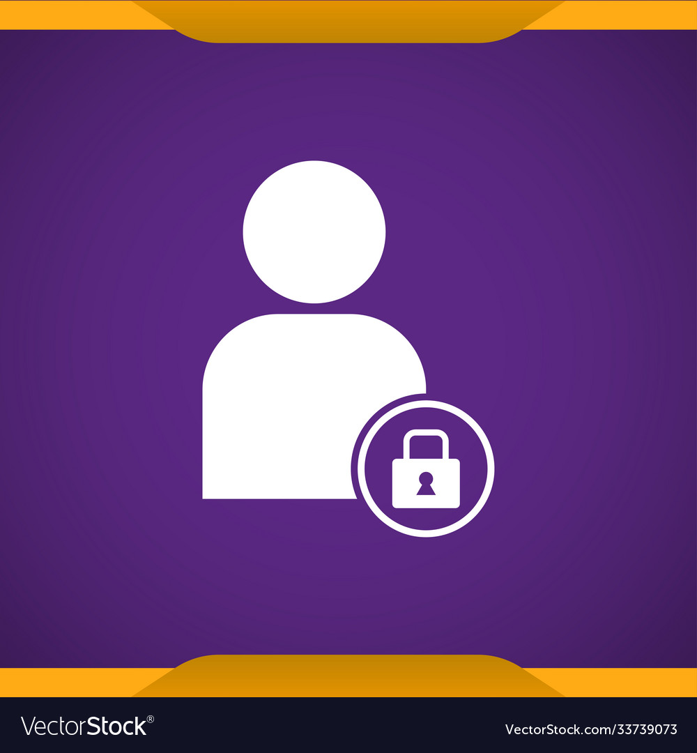 Block user icon for web and mobile