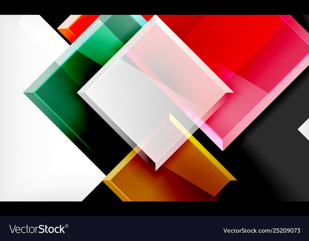 Colorful square and rectangle blocks background Vector Image Colorful square and rectangle blocks background