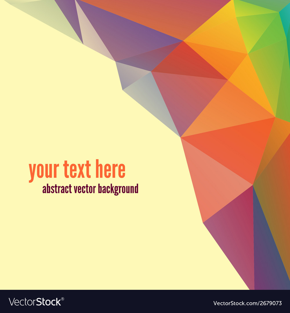 Geometric abstract background