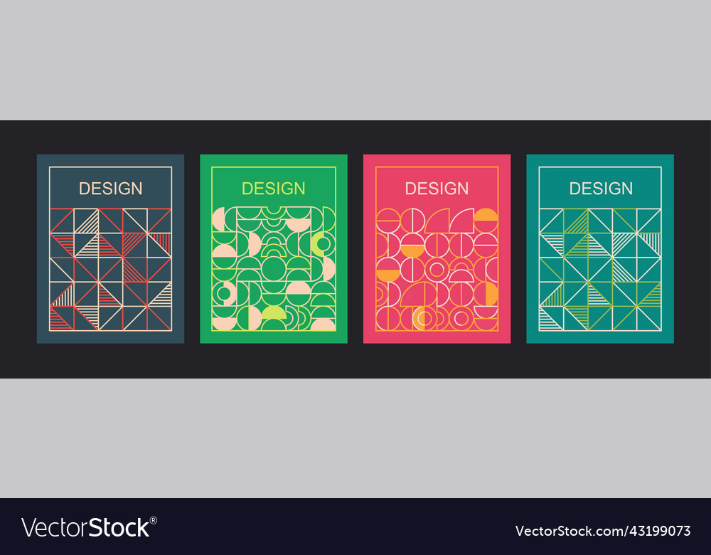Geometric lines modern art background from vector image Geometric lines modern art background from