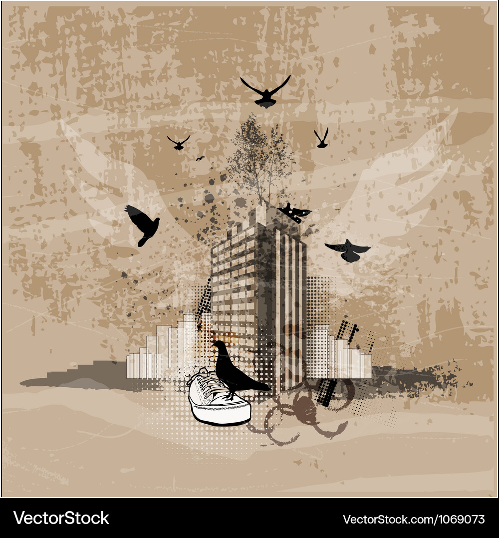 Grunge urban background Royalty Free Vector Image