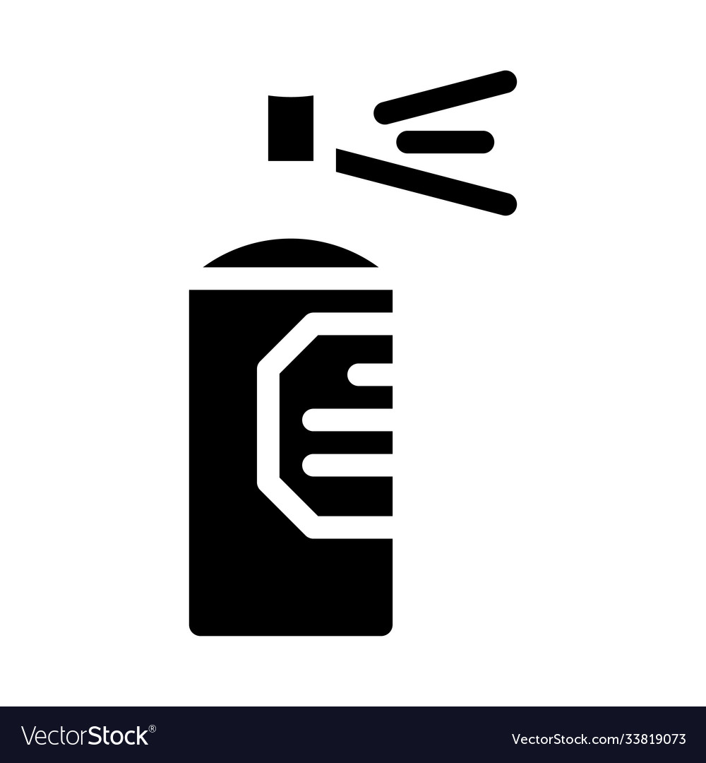 Paint color bottle glyph icon