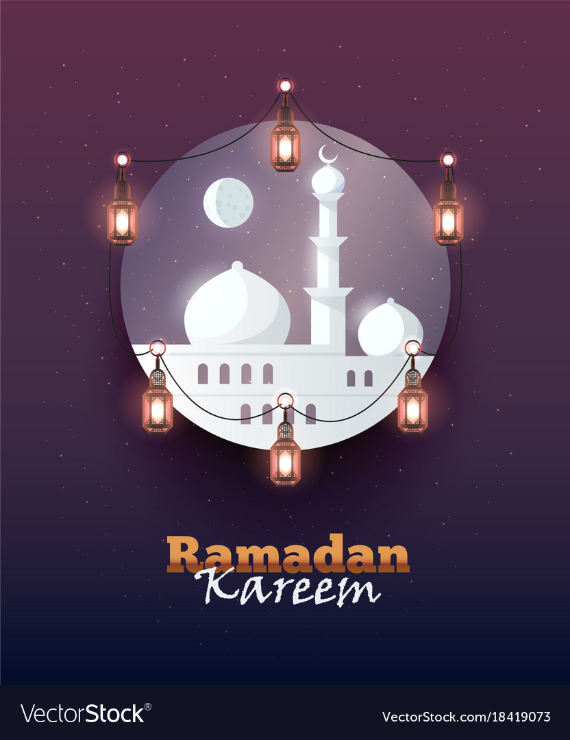 Ramadan kareem grüße Hintergrund bunt