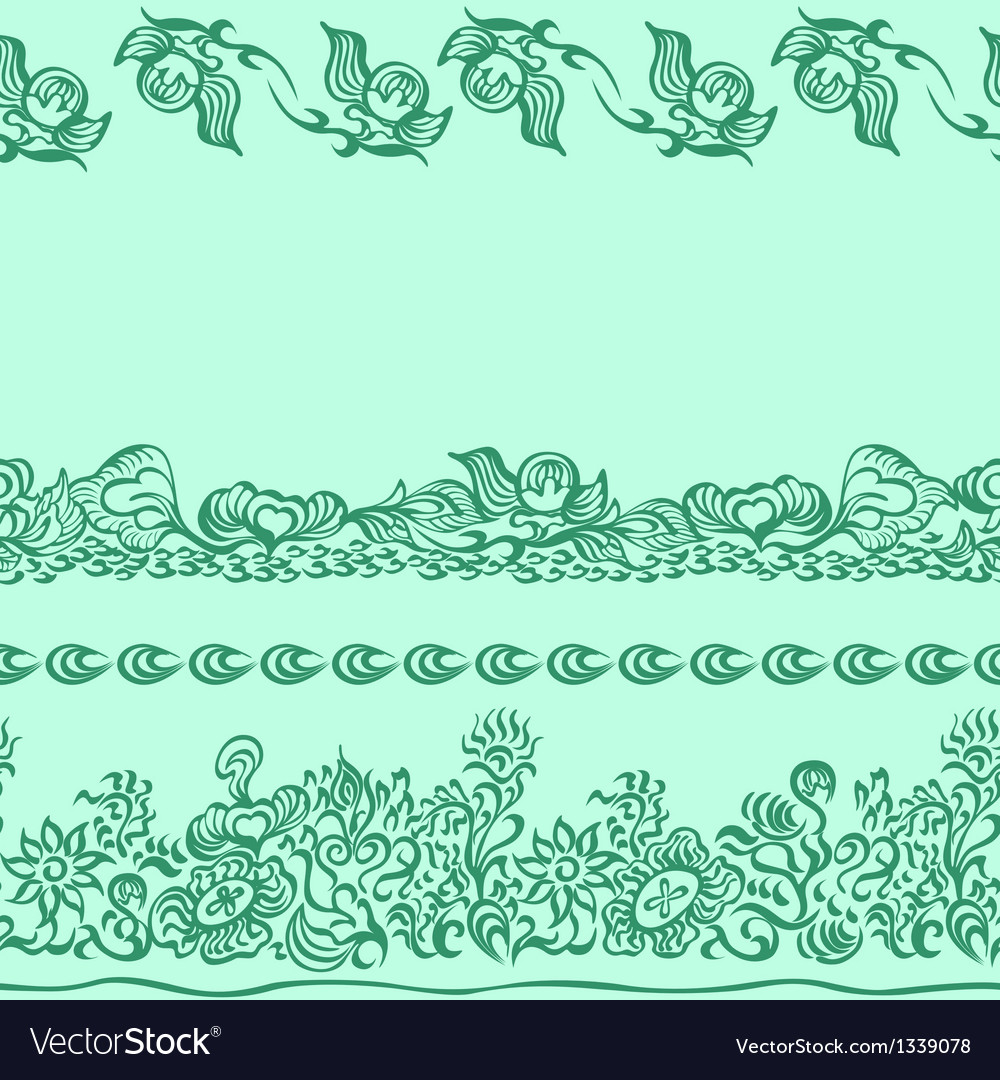 Design pattern with decorative ornament
