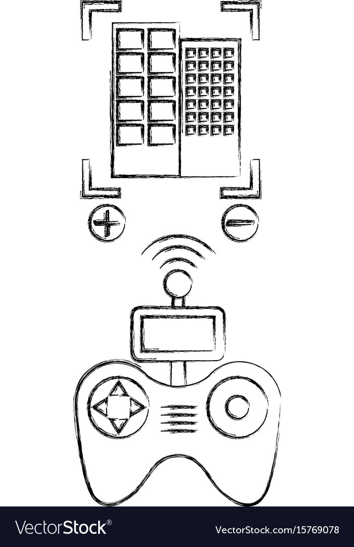 Drone remote control with builbing