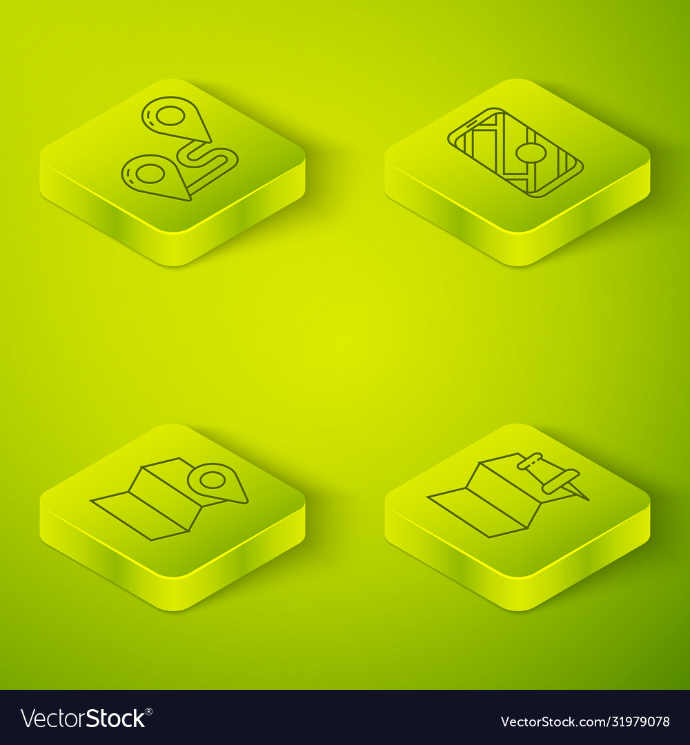 Isometric City Map Navigation
