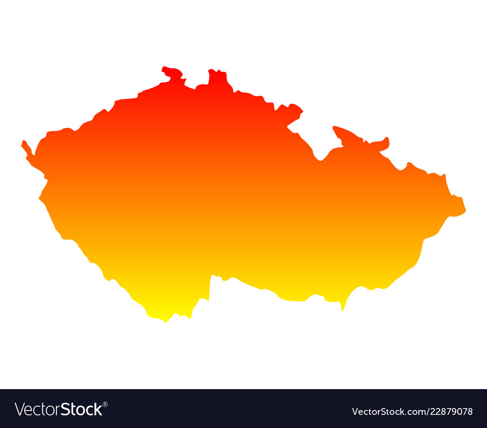 Map of czech republic