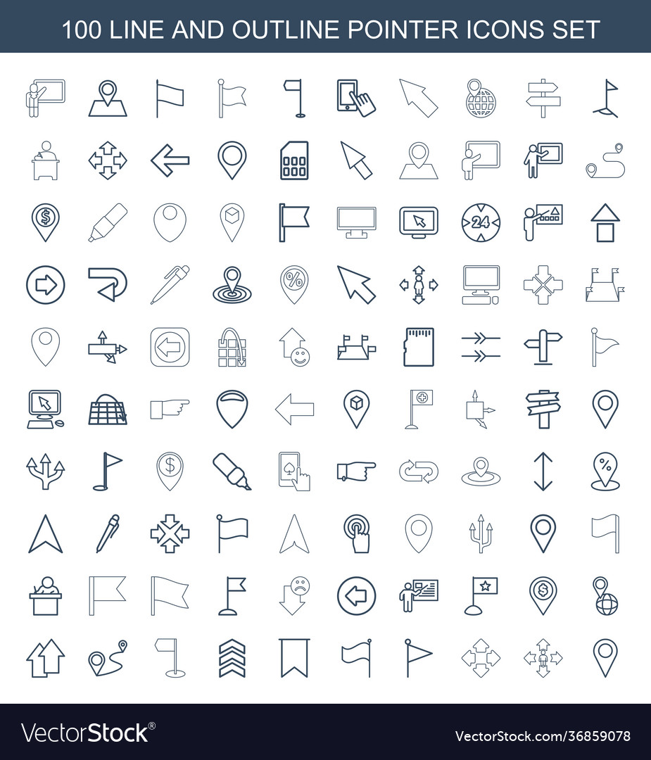 Pointer icons