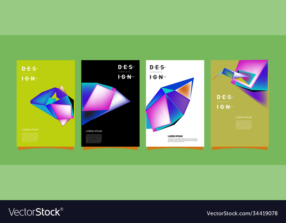 Simple colorful abstract geometric background vector image Simple colorful abstract geometric background