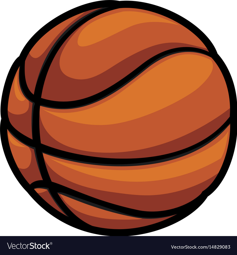 Basketball ball equipment Royalty Free Vector Image