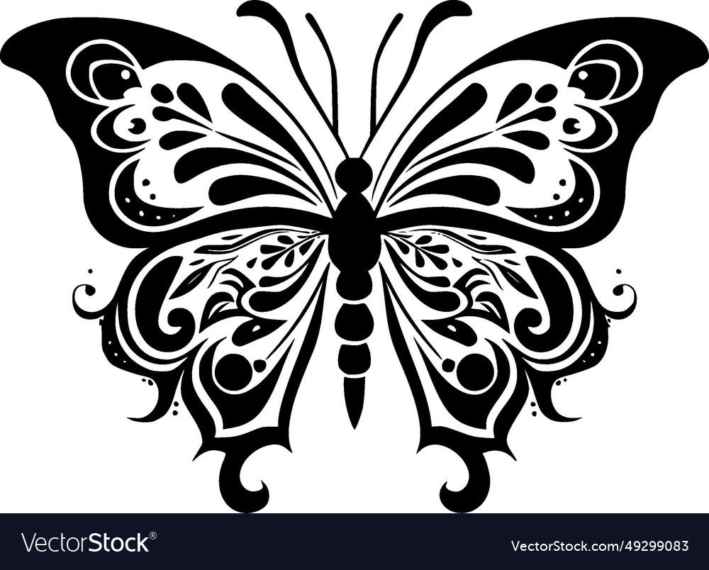 Butterfly - high quality logo ideal for t-shirt Vector Image