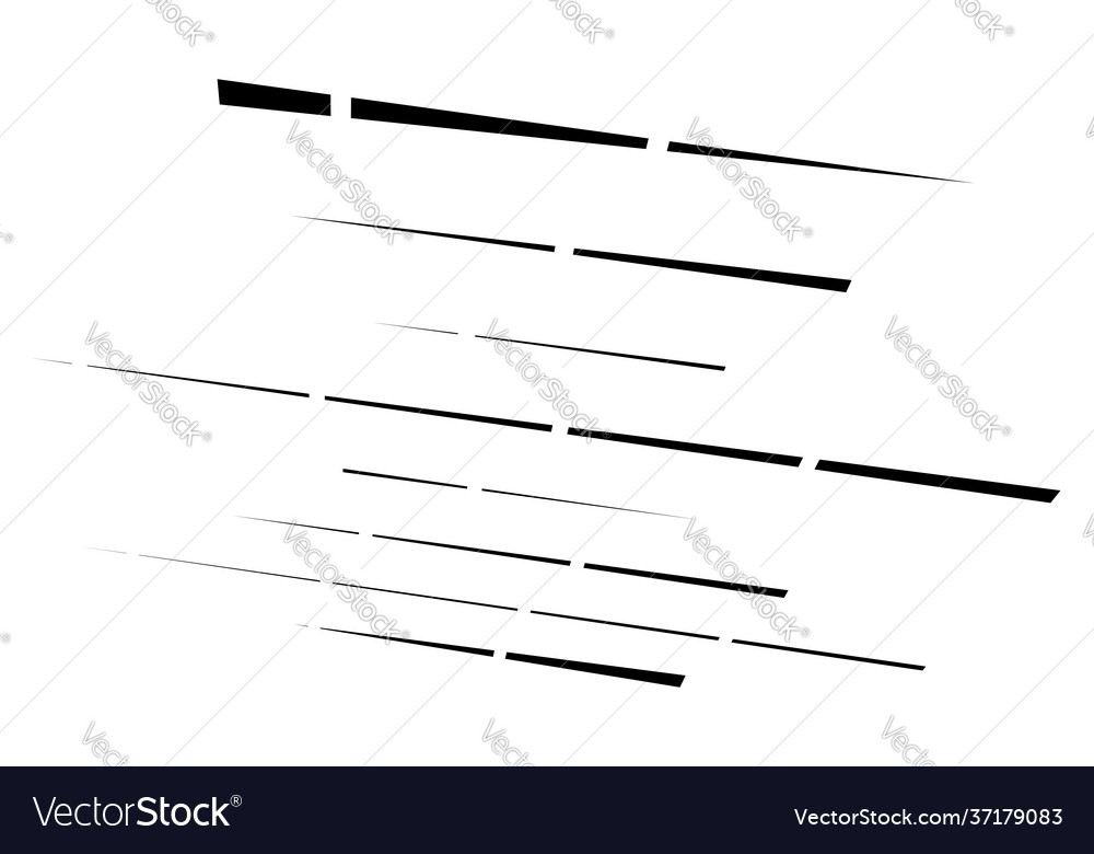 Dashed dynamic lines stripes 3d vector image Dashed dynamic lines stripes 3d
