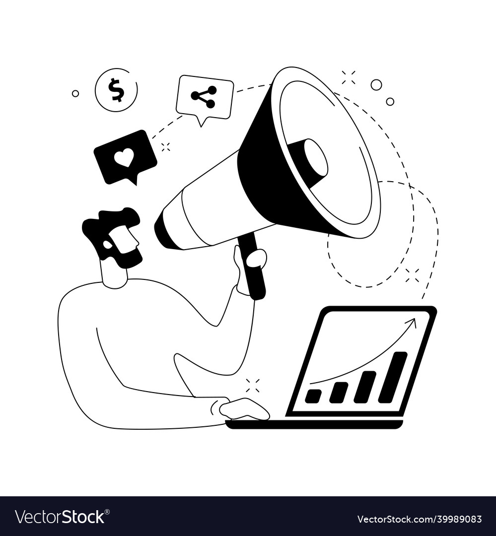 Digital pr abstract concept vector image Digital pr abstract concept