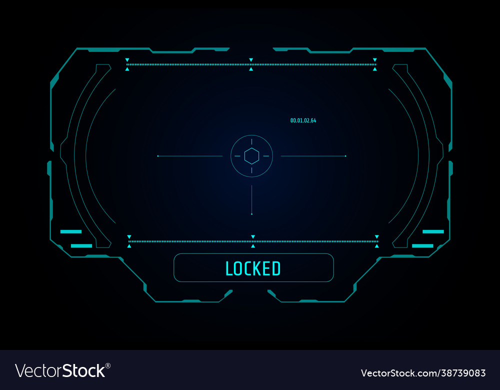 Hud futuristic interface display screen digital