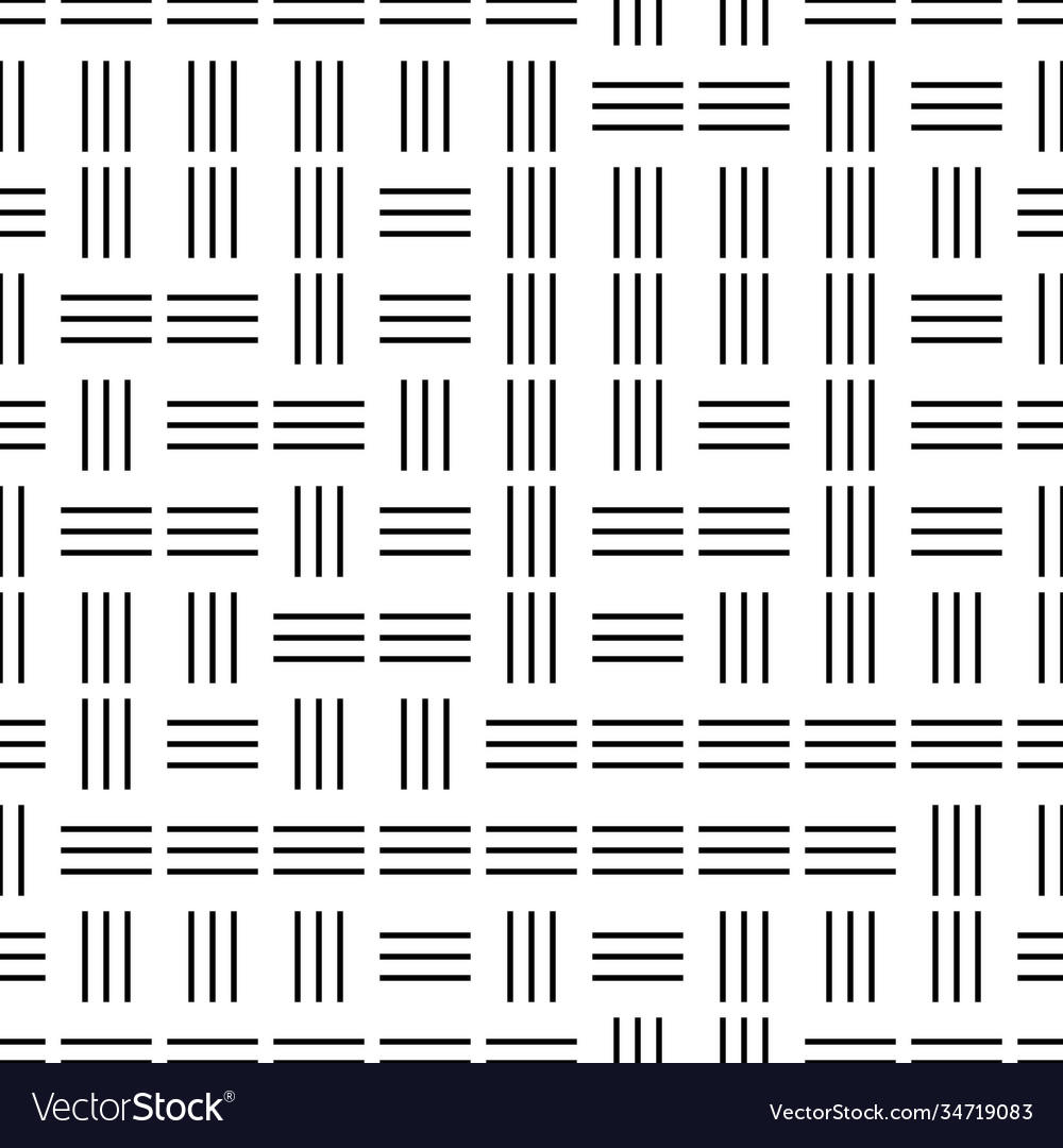 Seamless pattern with horizontal and vertical