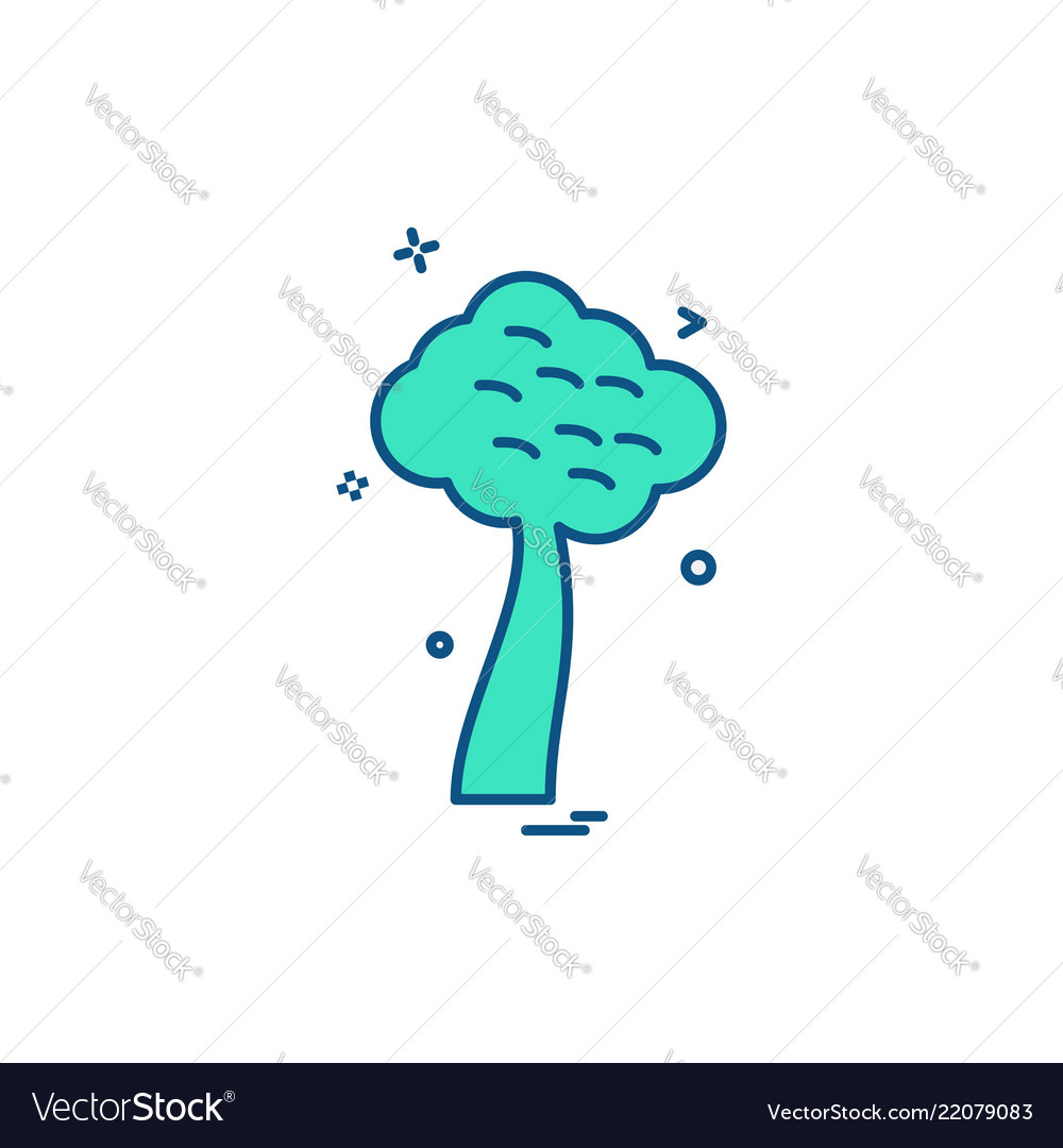 Tree icon design vector image Tree icon design