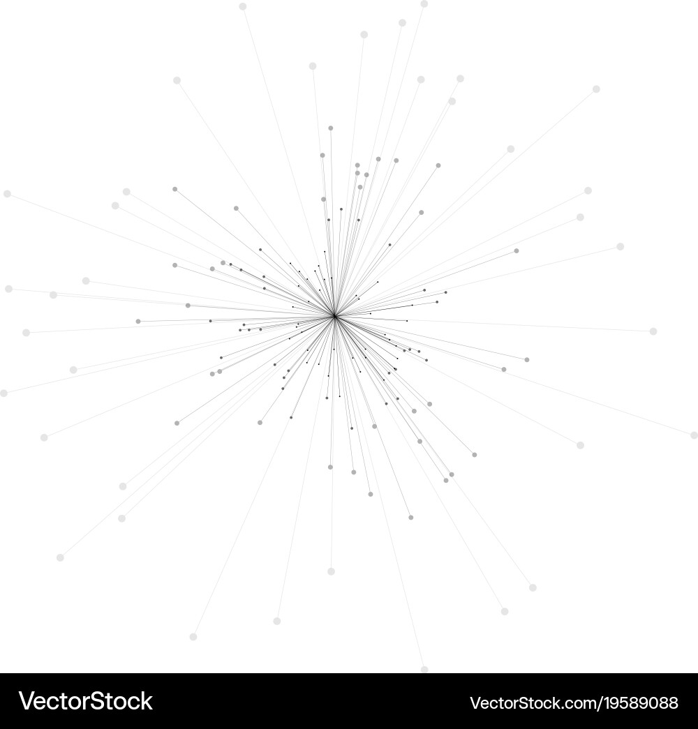 Abstract 3d of molecule model Royalty Free Vector Image