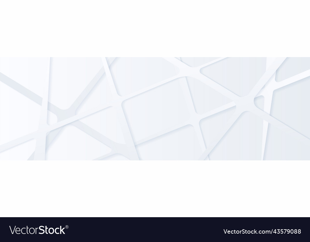 Abstract White Polygon Pattern