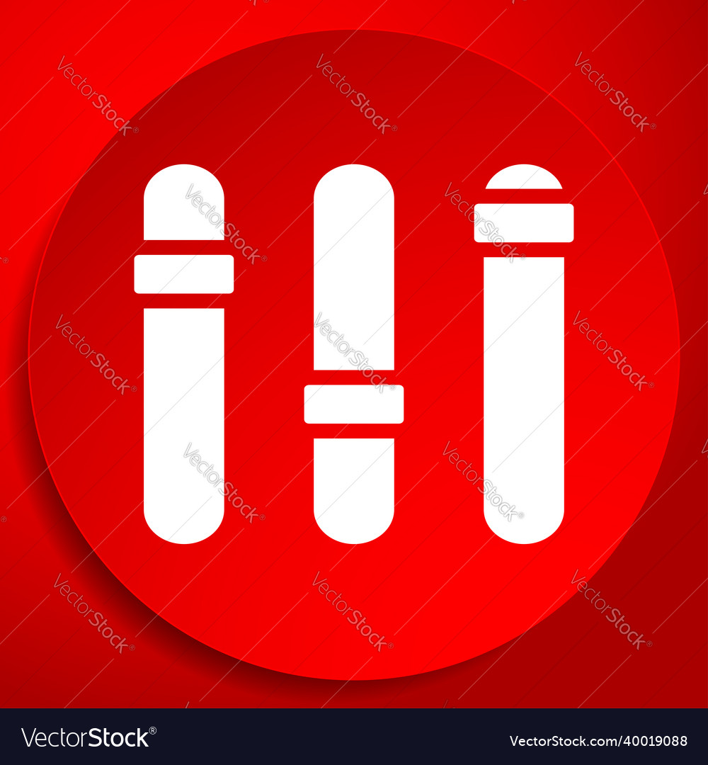 Adjuster slider tuner fader bars with levers knobs Vector Image Adjuster slider tuner fader bars with levers knobs