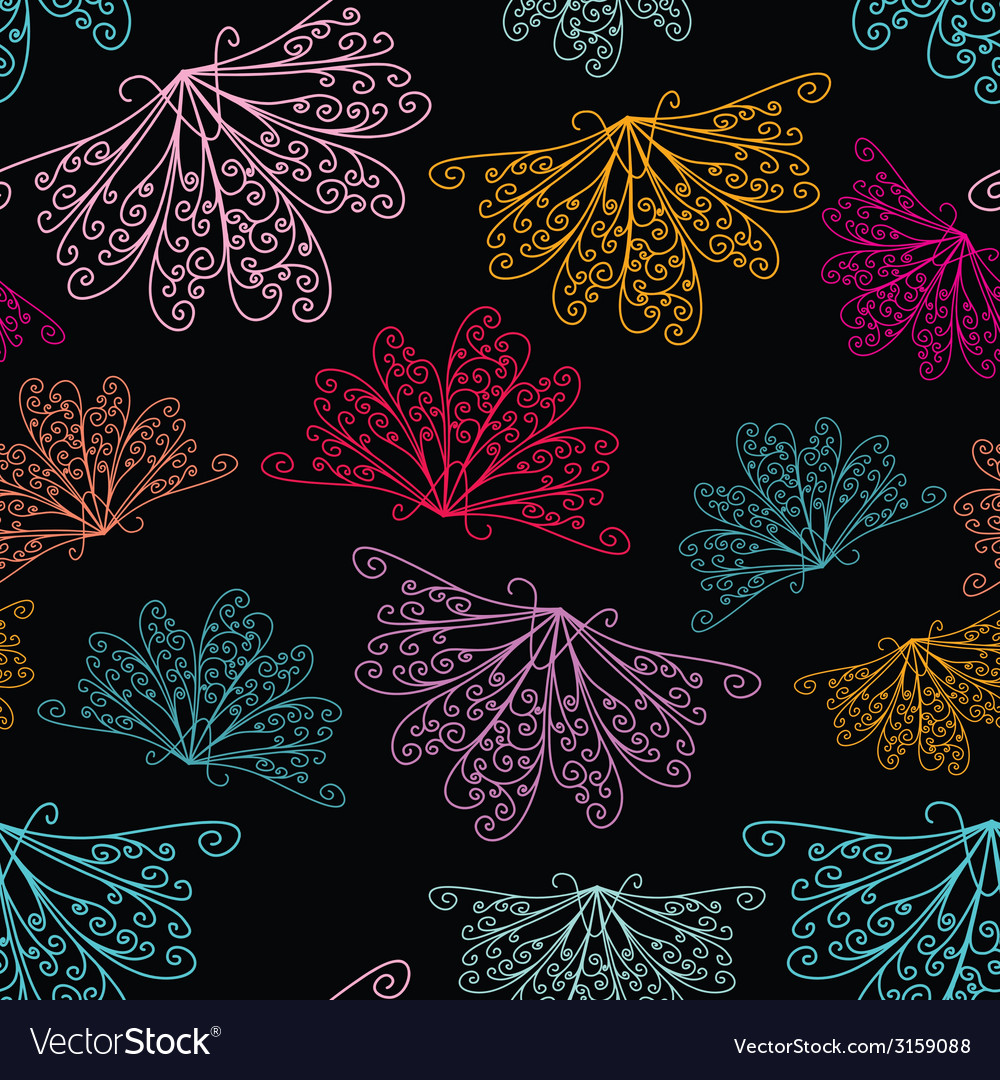 Black abstract pattern