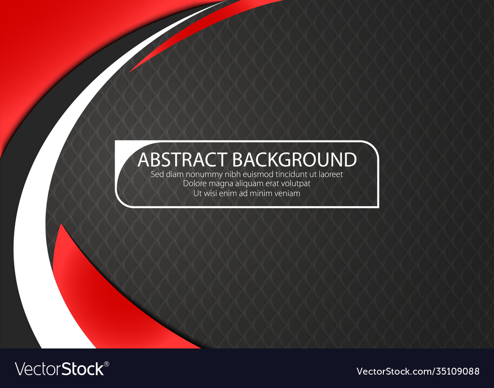 Black background with red curve line color shape
