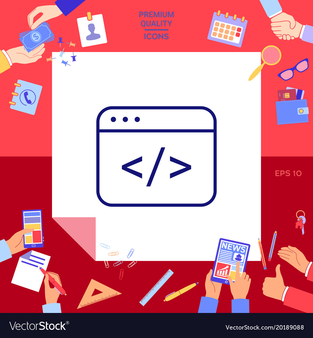Code editor icon