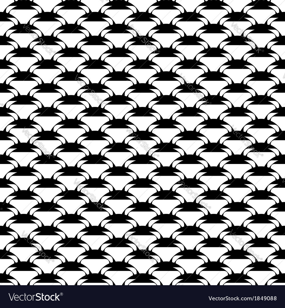 Design seamless uncolored geometric pattern